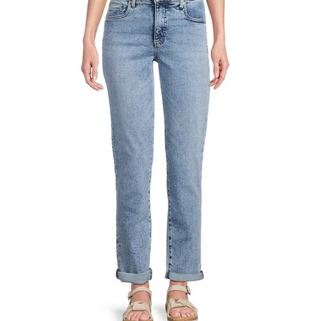 Kut From The Kloth Catherine High Rise Boyfriend Fab Ab Cuffed Jeans Size 2
